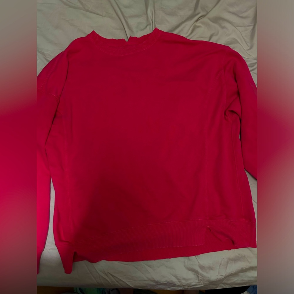 Aerie pink crewneck sweatshirt
